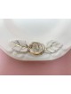 Shabbat Kiddush Plate with Flowers , Tu B'Av Gifts , Israeli Judaica