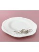 Shabbat Kiddush Plate with Flowers , Tu B'Av Gifts , Israeli Judaica