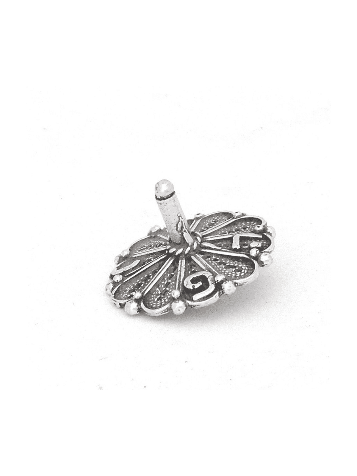 Brillant petit argent sterling forme florale Hanuk , Dreidels , Israël