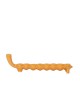 Hanukkah Caterpillar Menorah Orange conçu, Hanukkah Menorah moderne
