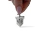 Dreidel en argent de la vieille ville de Jérusalem avec Br sculpté , Dreidels , Israël