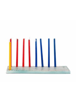 Ceramic Menorah Dreidels Design , Modern Hanukkah Menorahs , Israeli J