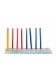 Conception de Dreidels de Menorah en céramique, menorahs modernes de Hanukkah, J israélien