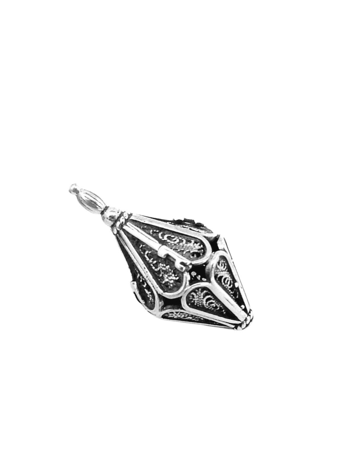 Tiny Cone Shaped Hanukkah Dreidel From Sterling Si , Dreidels , Israel
