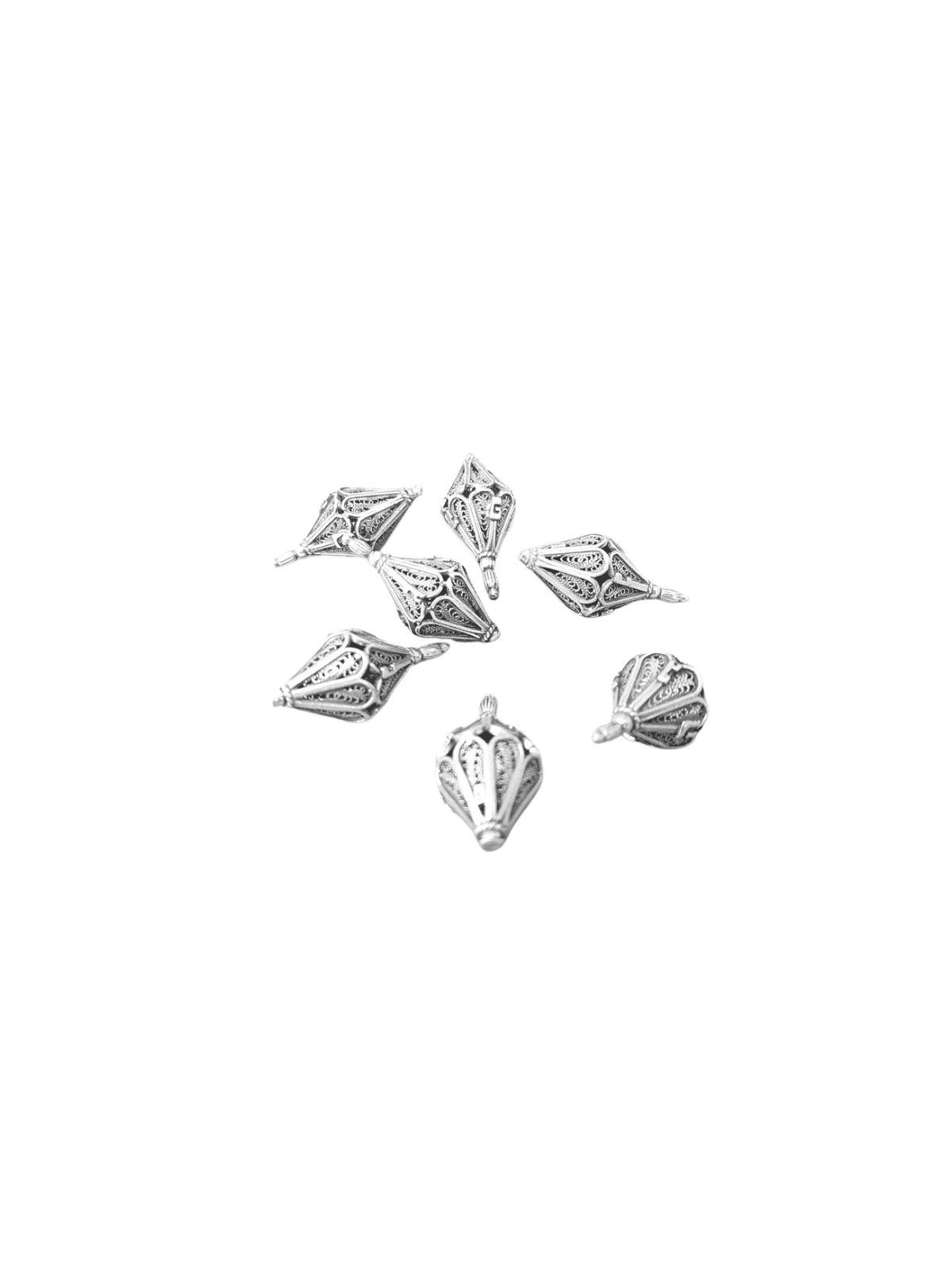 Tiny Cone Shaped Hanukkah Dreidel From Sterling Si , Dreidels , Israel