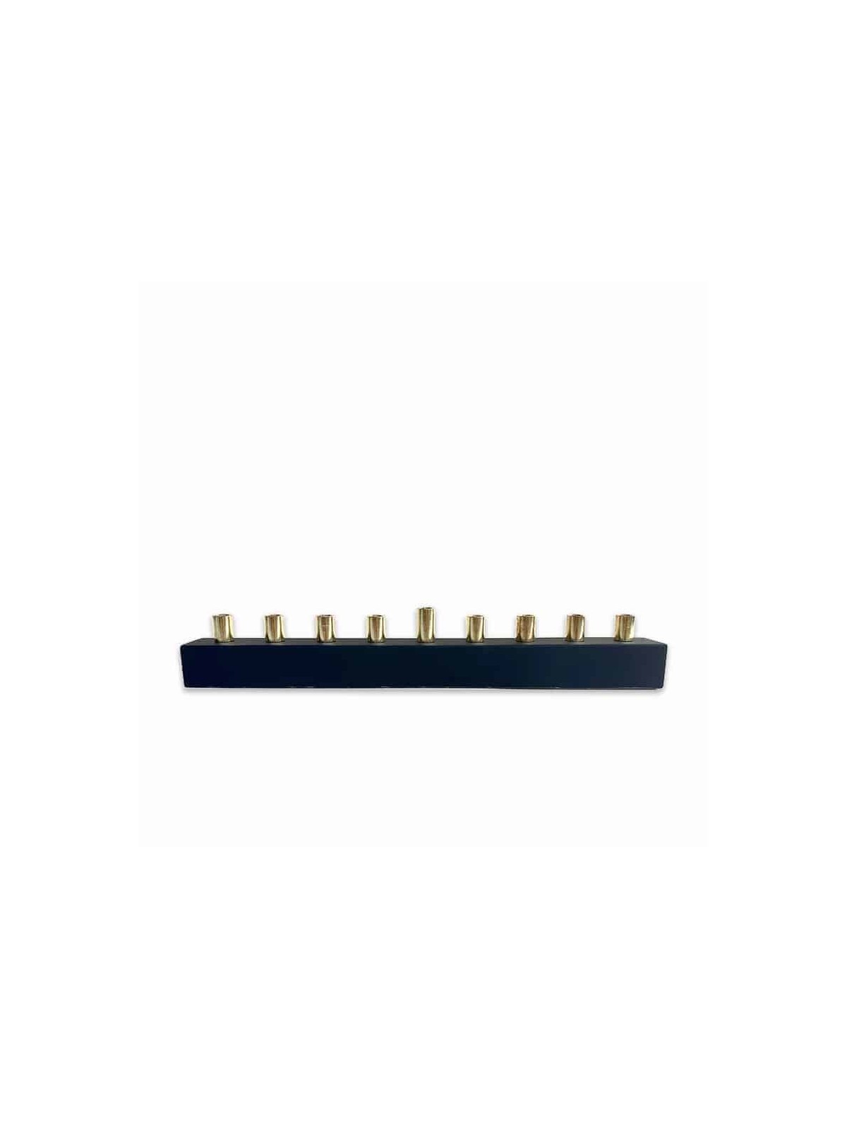 Urban Concrete Menorah With Brass , Modern Hanukkah Menorahs , Israeli