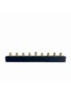 Urban Concrete Menorah With Brass , Modern Hanukkah Menorahs , Israeli