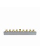 Urban Concrete Menorah With Brass , Modern Hanukkah Menorahs , Israeli