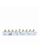 Urban Concrete Menorah With Brass , Modern Hanukkah Menorahs , Israeli