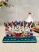 Fleurs et papillons modernes multi de couleur d'enfants, Hanukkah coloré