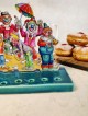 Multicolored Circus Clowns Hanukiah From Ceramic a , Colorful Hanukkah