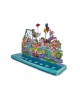 Colorful Joyful Hanukkah Menorah with Kids Play in , Colorful Hanukkah