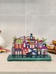 מיוחד Multi Color Metal Cut Out ירושלים חנוכה, חנוכה צבעוני