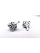 Triangle d'argent de conception antique unique en filigrane Sha, Dreidels, Israël