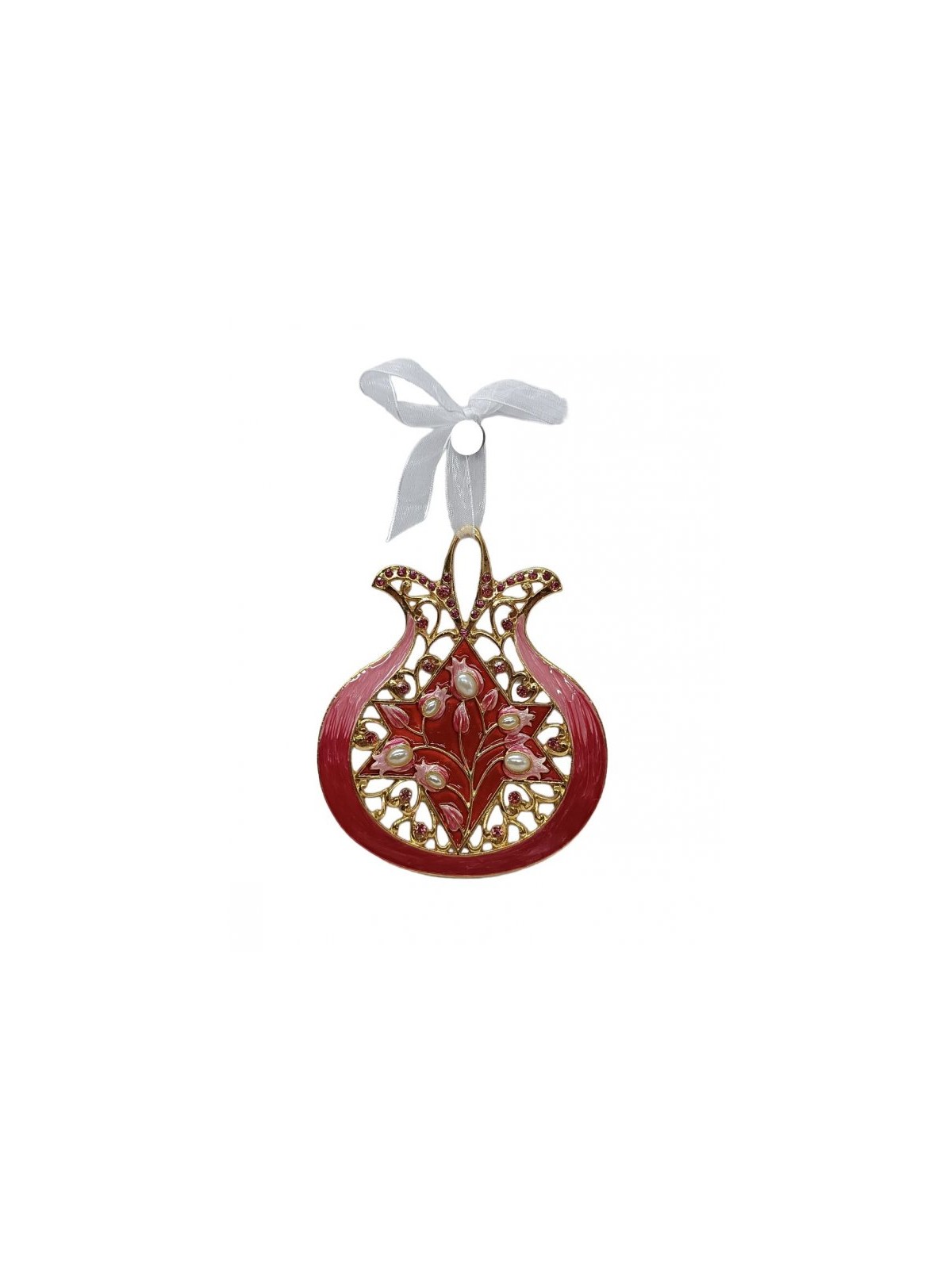 Gleaming Pomegranate Wall Hanging with Crystals Sta... | Wall Hangings