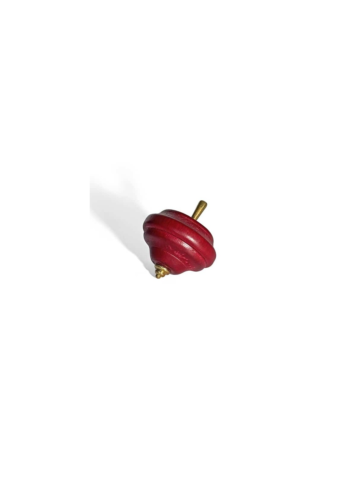Dreidel en bois noir de grande taille avec filigrane argenté, Dreidels, Israël