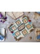 Ornements royaux Assiette de Seder en bois, Cadeaux de Pâque, Judaica israélien