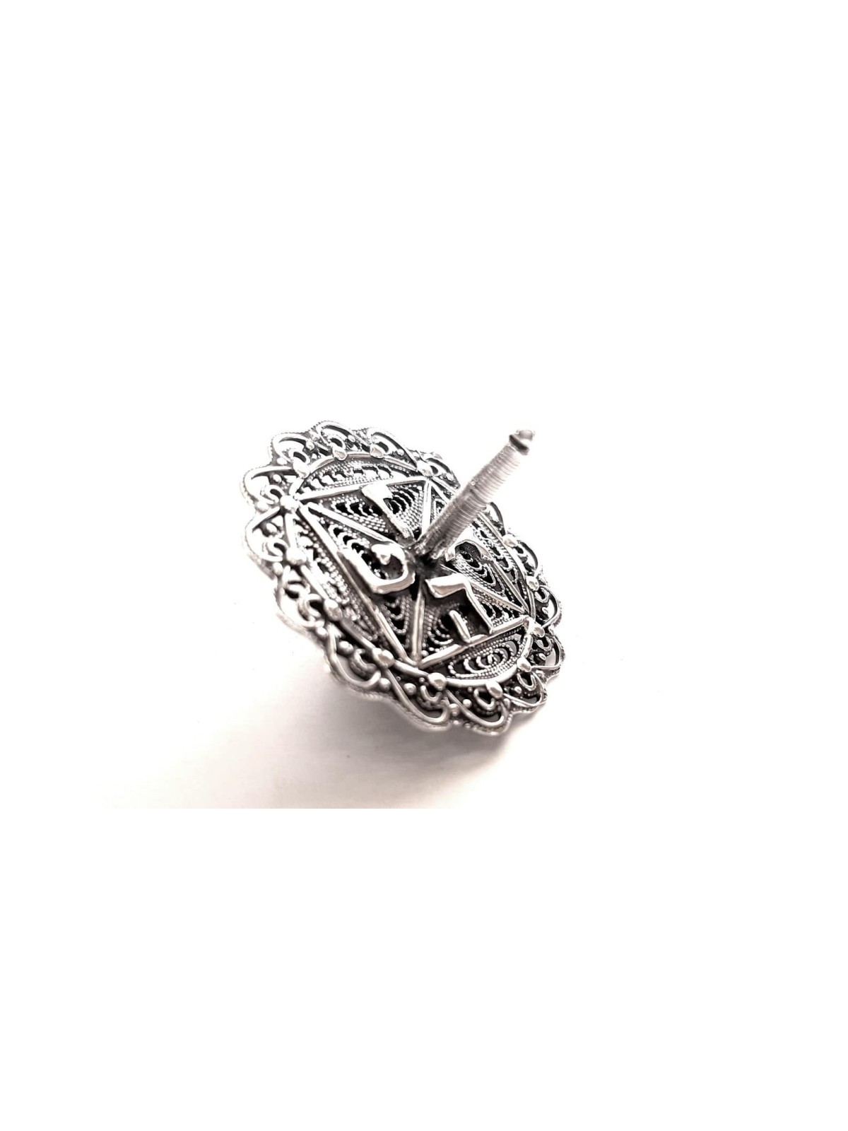 Unique Flat Shape Filigree Dreidel From Sterling S , Dreidels , Israel