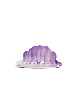 Menorah de Hanoukka violette de style antique, menorahs de Hanoukka modernes, Isr