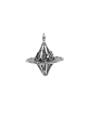 Delicate and Special Sterling Silver Flower Shape  , Dreidels , Israel