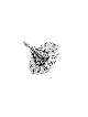 Forme de fleur en argent sterling délicate et spéciale, Dreidels, Israël