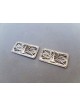 Clips de Talit Menorah en argent sterling de style vintage, cadeaux de Pâque,