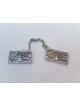 Vintage Style Sterling Silver Menorah Tallit Clips , Passover Gifts ,