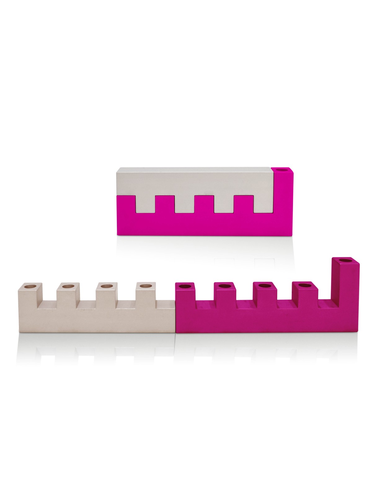 La menorah des murs de Jérusalem en aluminium, cadeaux de mariage juifs, est