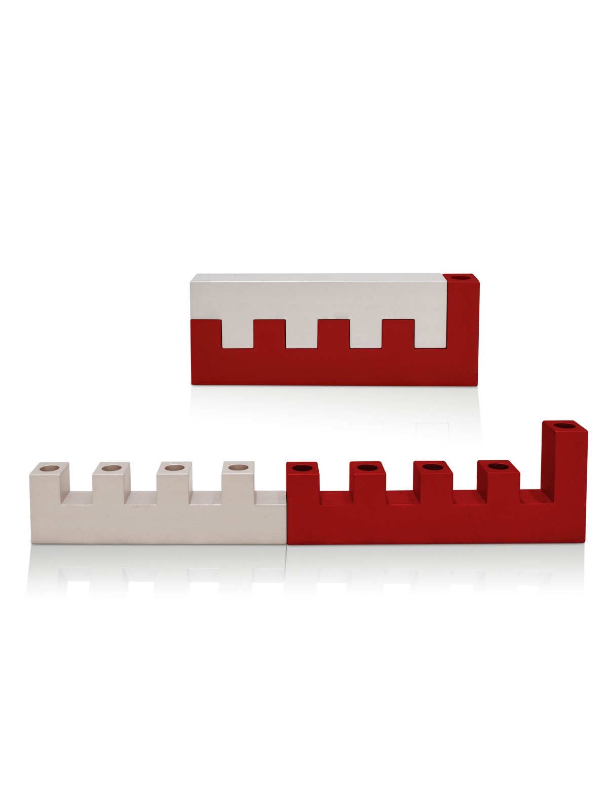 La menorah des murs de Jérusalem en aluminium, cadeaux de mariage juifs, est