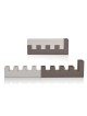 La menorah des murs de Jérusalem en aluminium, cadeaux de mariage juifs, est