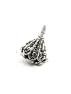 Belle petite forme de cône d’argent Dreidel Yéménite , Dreidels , Israël