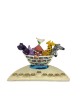 Zoo moderne Menorah Chanukiah multicolore, Menorahs colorées de Hanoukka