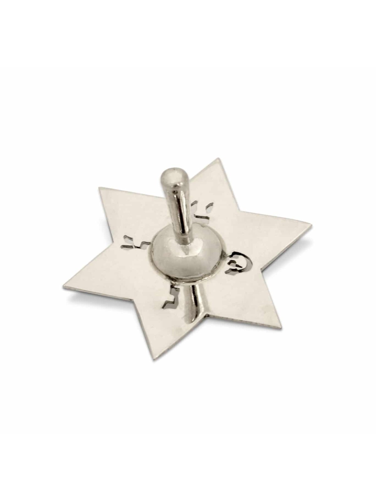 Étoile de David Dreidel avec lettres hébraïques, Dreidels, Judaica israélienne