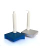 Menorah et chandelier carrés en aluminium de couleurs personnalisées, Gi de mariage juif