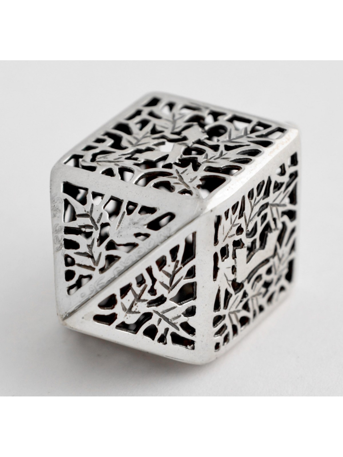 Dreidel en argent sterling inspiré de la nature, Dreidels, Judaica israélien
