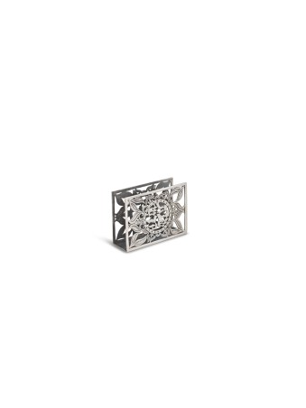 Silver Matchbox Cover Floral Design & Blessing , Passover Gifts , Isra