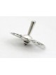Dreidel en argent sterling avec bénédiction de Hanoukka, Dreidels, Ju israélien