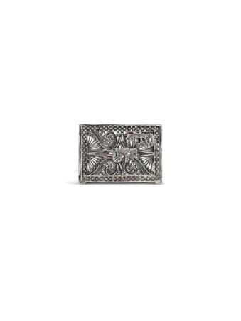 Sterling Silver Matchbox with Filigree & Blessing , Passover Gifts , I