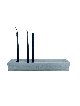 Elegant Rectangular Custom Colors Concrete Hanukka , Modern Hanukkah M