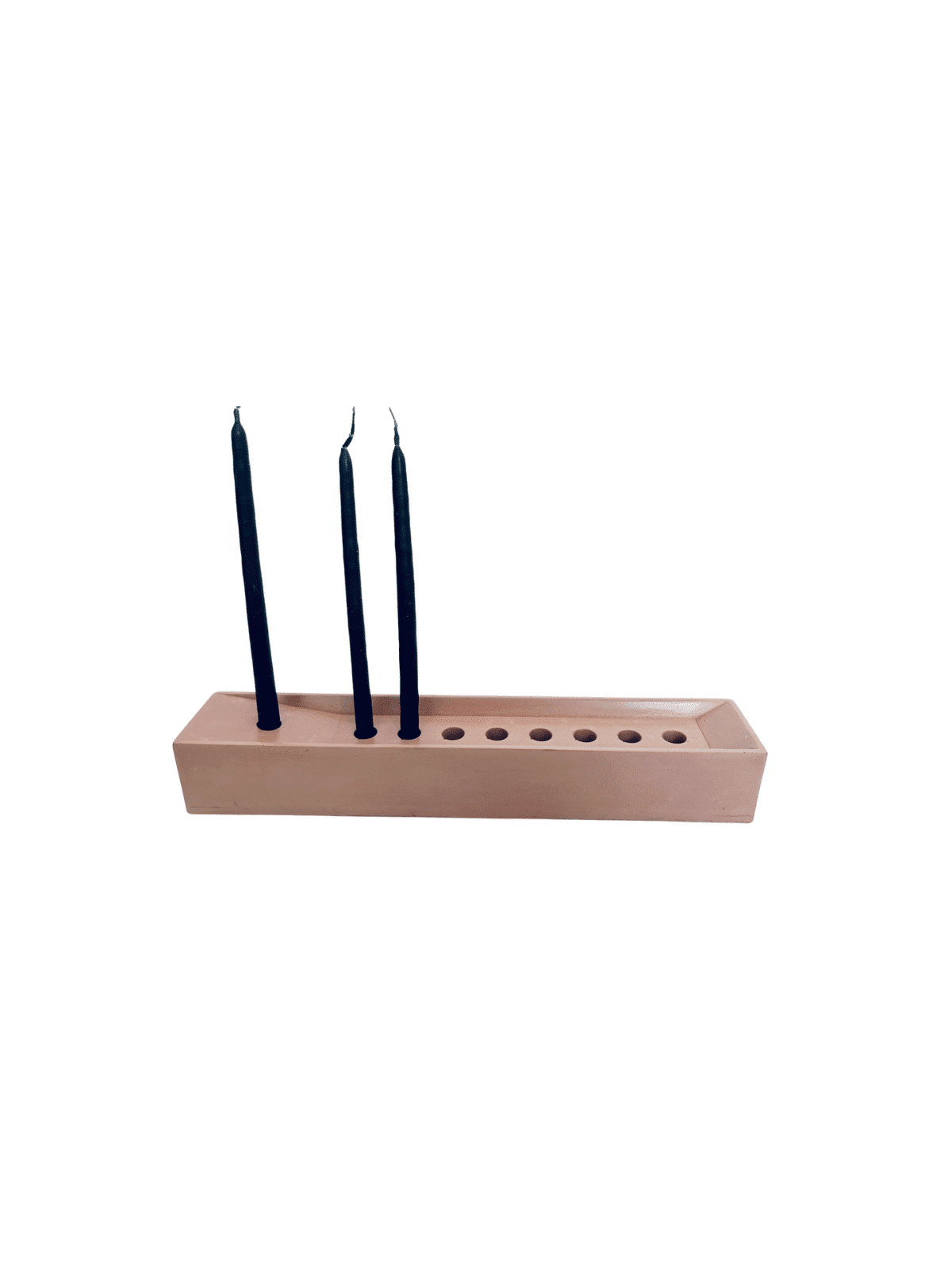 La coutume rectangulaire élégante colore Hanukka concret, Hanoukka moderne M