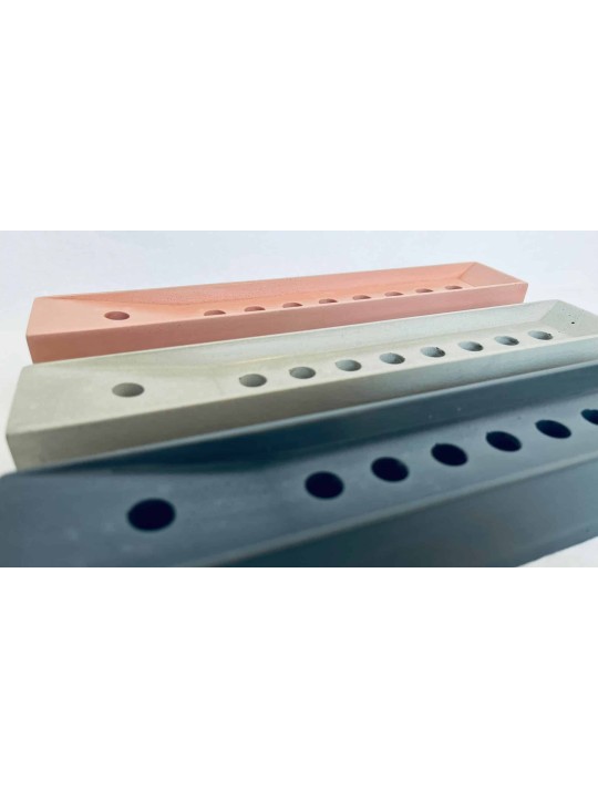 Elegant Rectangular Custom Colors Concrete Hanukka , Modern Hanukkah M