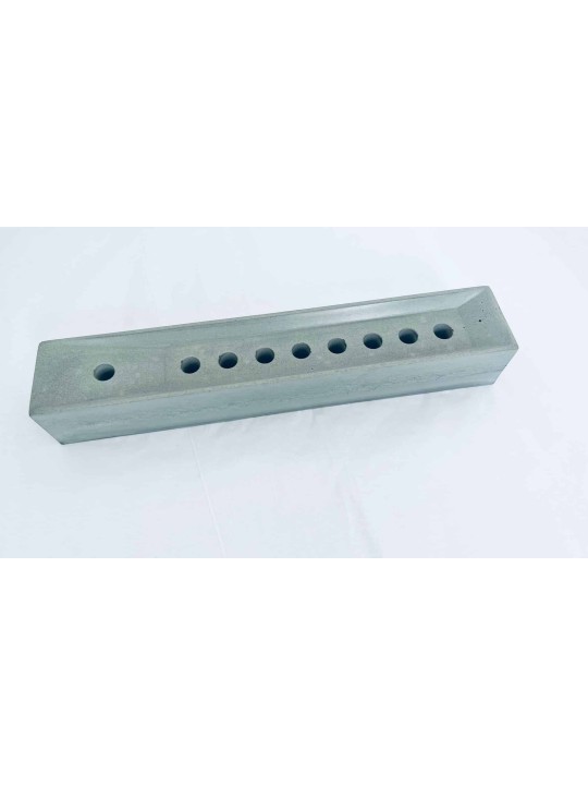 La coutume rectangulaire élégante colore Hanukka concret, Hanoukka moderne M