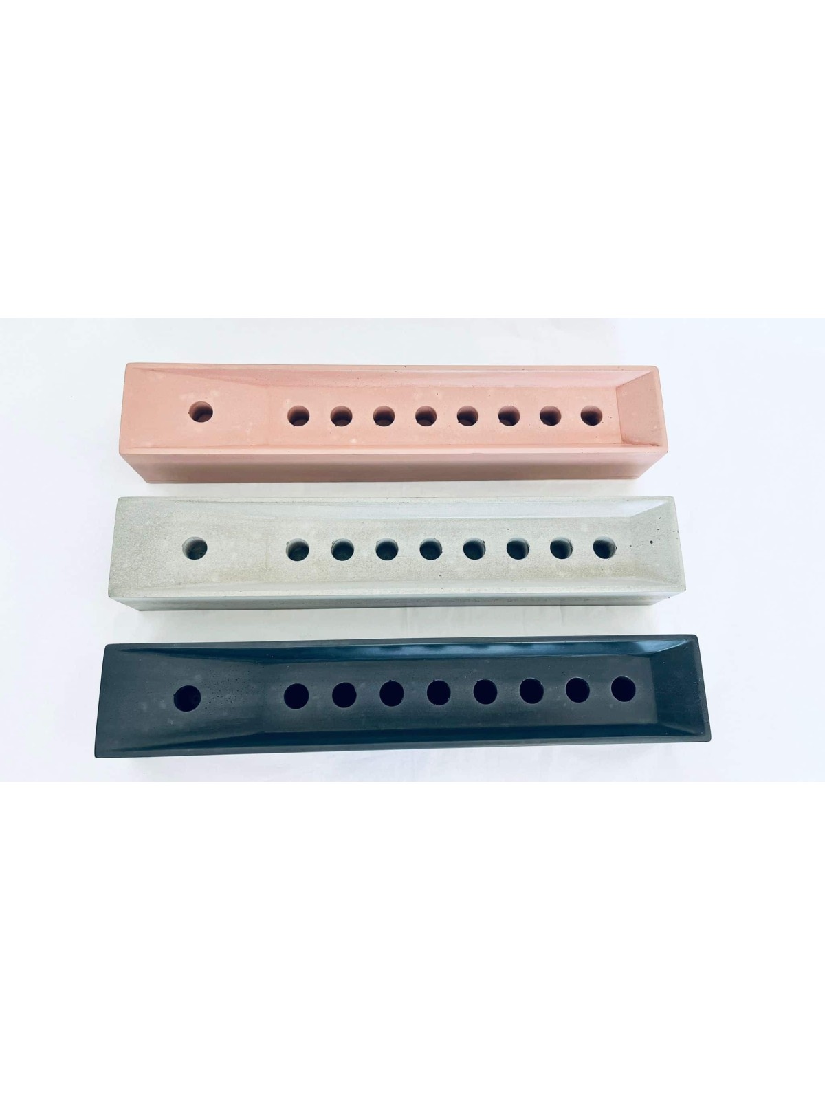 Elegant Rectangular Custom Colors Concrete Hanukka , Modern Hanukkah M