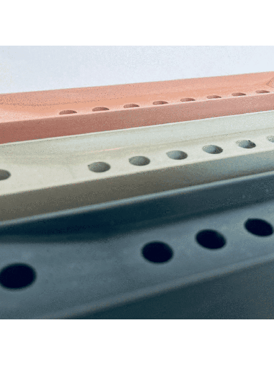 La coutume rectangulaire élégante colore Hanukka concret, Hanoukka moderne M