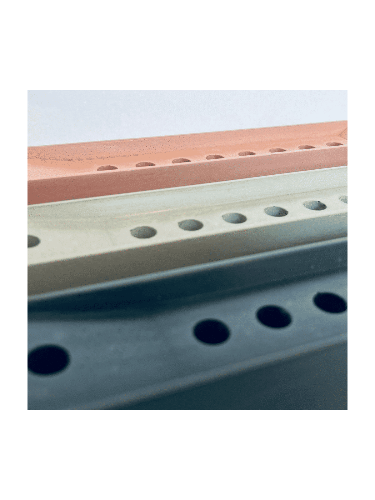 Elegant Rectangular Custom Colors Concrete Hanukka , Modern Hanukkah M