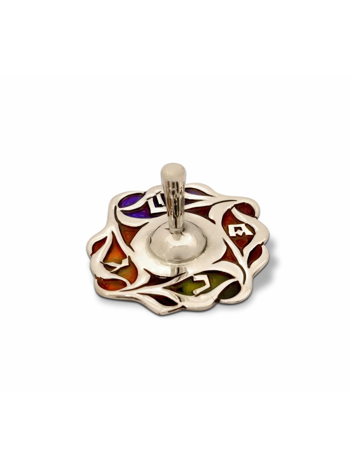 Dreidel Wave Design et lettres hébraïques, Dreidels, Judaica israélienne