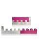 Hammered Jerusalem Walls Shaped Menorah , Jewish Wedding Gifts , Israe