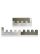 Menorah en forme de murs de Jérusalem martelés, cadeaux de mariage juifs, Israël