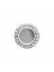 Sterling Silver Kiddush Cup Plate , Tu B'Av Gifts , Israeli Judaica