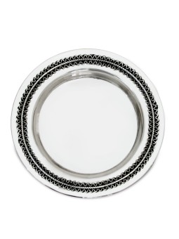 Petite plaque en filigrane en argent sterling pour Kiddouch C , Cadeaux Tu B'Av , I